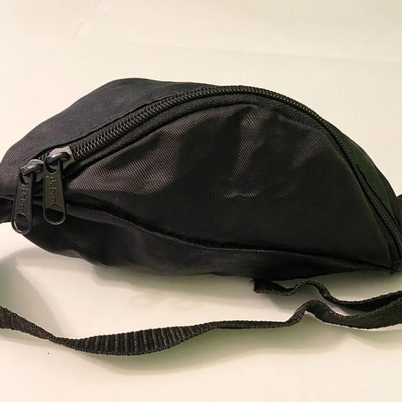 Vintage Debco Black Front Zippered Pocket Fanny Waist Pack - Picture 4 of 12